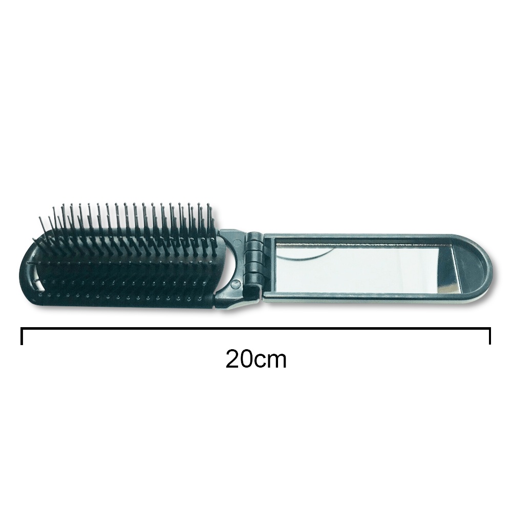 01.-Hair-Brush-Folding-with-Mirror-Black-1000x1000 Black Folding Hair Brush With Mirror 20cm