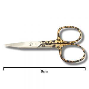 Nail Scissor Italian Curved Leopard