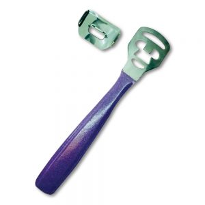 Purple Pedicure Callus Remover Stainless Steel Blades Included