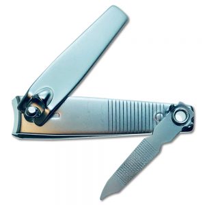 High-Quality-Medium-Nail-Clipper-Dull-Finish-With-File-Set-of-Two