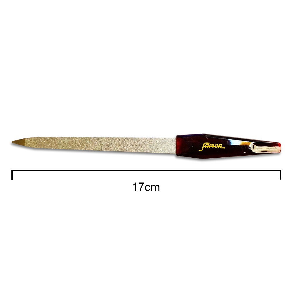 02.-Nail-Files-High-Quality-Sapphire-10cm-1000x1000 High Quality Metal Brown Nail File Sapphire 17 cm