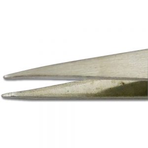 Professional Eyebrows Tweezers Pointed Tip close up