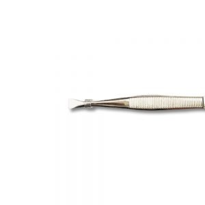Professional Facial Hair Tweezer Straight Tip Silver