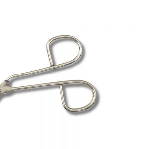 Professional Stainless Steel Slanted Tweezer Scissor end