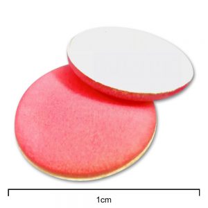 Pink Makeup Powder Puff Set of Two 1cm