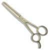 Stainless Steel Silver Barber Thinning Scissor With Hook