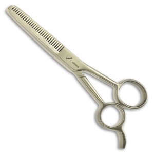 Stainless Steel Silver Barber Thinning Scissor With Hook
