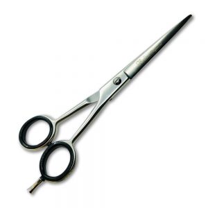 Barber Scissors Stainless Steel Matt Black Cast Finger Ring 6 Inch