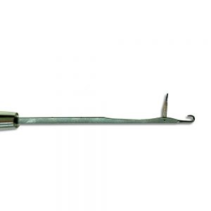 Silver Stainless Steel Latch Hook Crochet Needle Tool tip