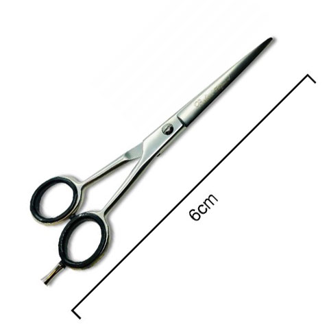 Barber-Scissors-Stainless-Steel-Matt-Black-Cast-Finger-Ring-6-Inch