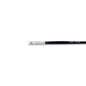 Belini Black Filbert Makeup Brush Synthetic Fibre tip