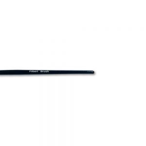 Belini Black Filbert Makeup Brush Synthetic Fibre end